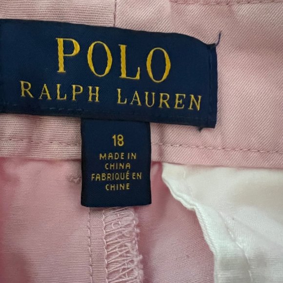 Boys Pale Pink Polo Chino Shorts - Picture 5 of 7